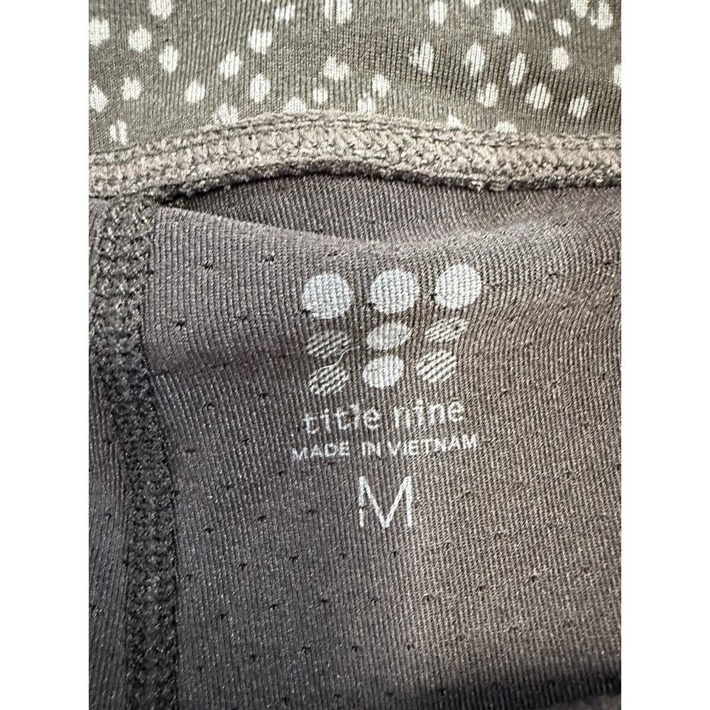 Title Nine Buttah Skort Size Medium Black Grey Dot Golf Pickleball Tennis - Picture 6 of 10